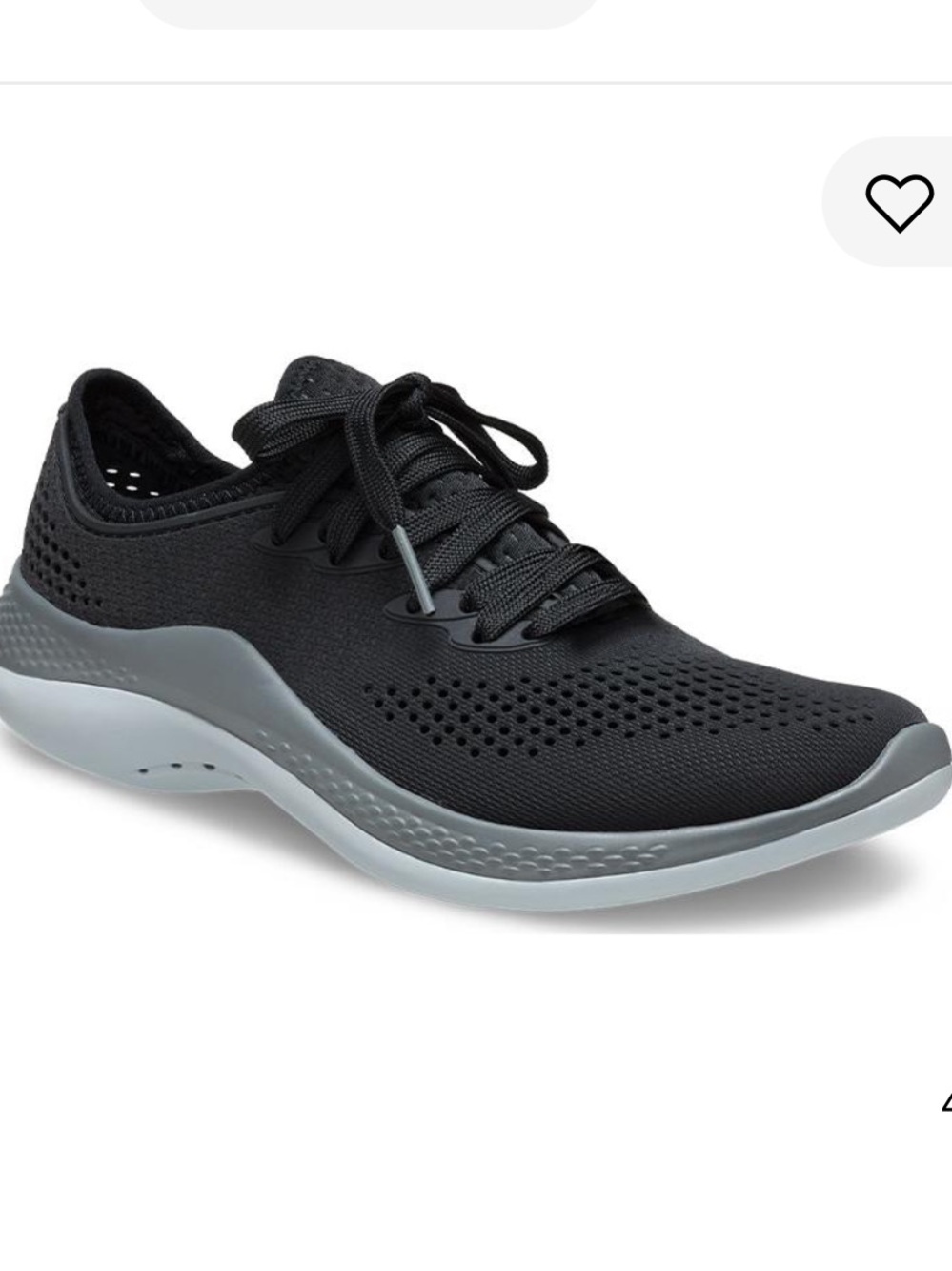 Crocs LiteRide360 LiteRide 360 sneakers woman’s size 10 black gray
